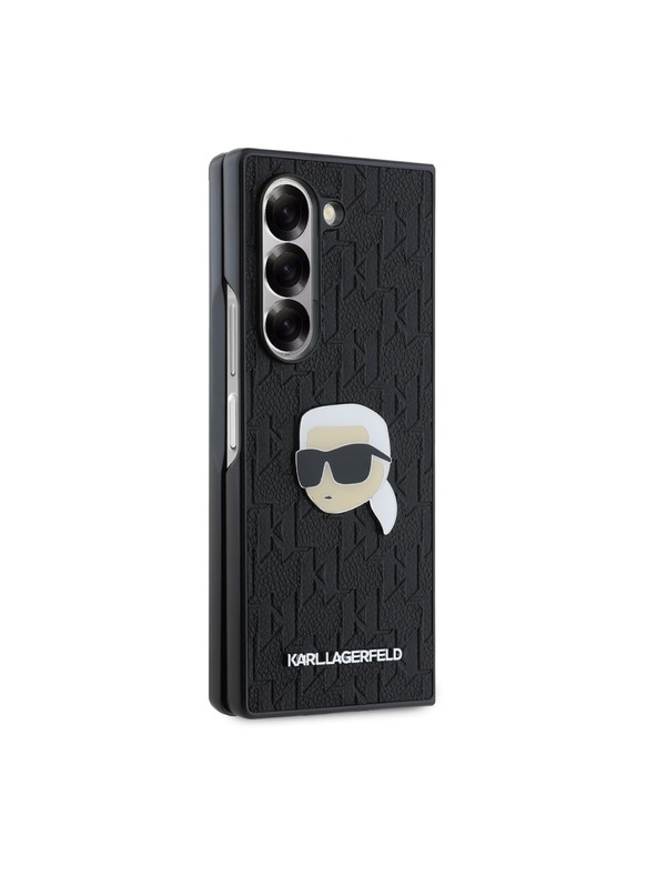 Karl Lagerfeld Karl Lagerfeld PU Saffiano Monogram Karl Head Zadní Kryt pro Samsung Galaxy Z Fold 6 Black