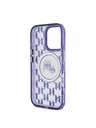 Karl Lagerfeld Karl Lagerfeld IML Monogram K&CH Heads MagSafe Zadní Kryt pro iPhone 16 Pro Purple
