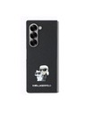 Karl Lagerfeld Karl Lagerfeld PU Saffiano Karl and Choupette Zadní Kryt pro Samsung Galaxy Z Fold 6 Black