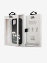 Karl Lagerfeld Karl Lagerfeld MagSafe Kompatibilní Kryt Liquid Silicone Karl and Choupette pro iPhone 14 Plus Black