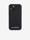 Karl Lagerfeld PU Quilted Pattern Zadní Kryt pro iPhone 15 Black Karl Lagerfeld