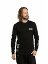 Meatfly Meatfly pánské tričko s dlouhým rukávem Appex Black