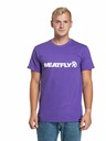 Meatfly Meatfly pánské tričko Logex Violet | Fialová | Velikost S | 100% bavlna