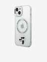 Karl Lagerfeld Karl Lagerfeld IML Karl and Choupette NFT MagSafe Zadní Kryt pro iPhone 14 Transparent