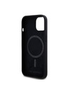 Karl Lagerfeld Liquid Silicone Double Heads Magsafe Zadní Kryt pro iPhone 15 Black Karl Lagerfeld