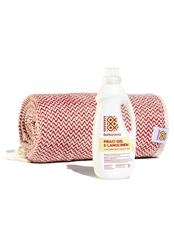 Balkanova Prací gel s lanolinem na vlnu 1000 ml s vůní balkánských horských bylin