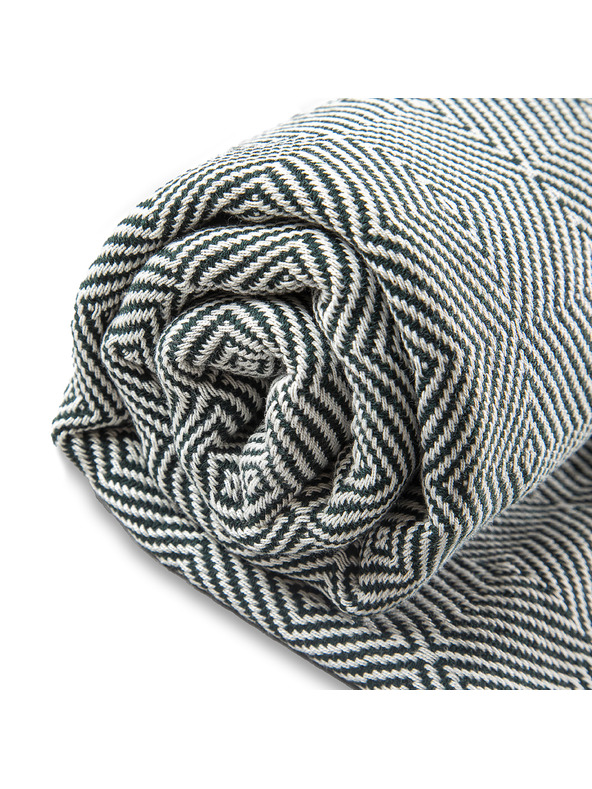 Balkanova Bavlněná osuška a ručník Portokala XII - smaragdově zelený set