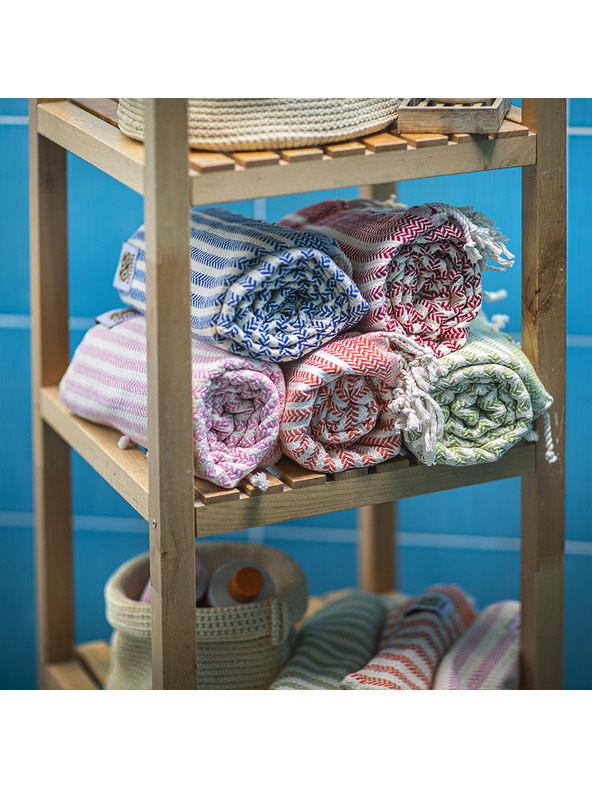 Balkanova Bavlněná osuška a ručník Portokala I - modrá sada