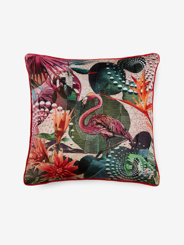 Hip Bedding Fialový vzorovaný oboustranný polštář s výplní Hip Bedding Sirke