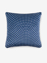 Hip Bedding 48 x 48 cm - Modrý vzorovaný oboustranný polštář s výplní Hip Bedding Bjirke