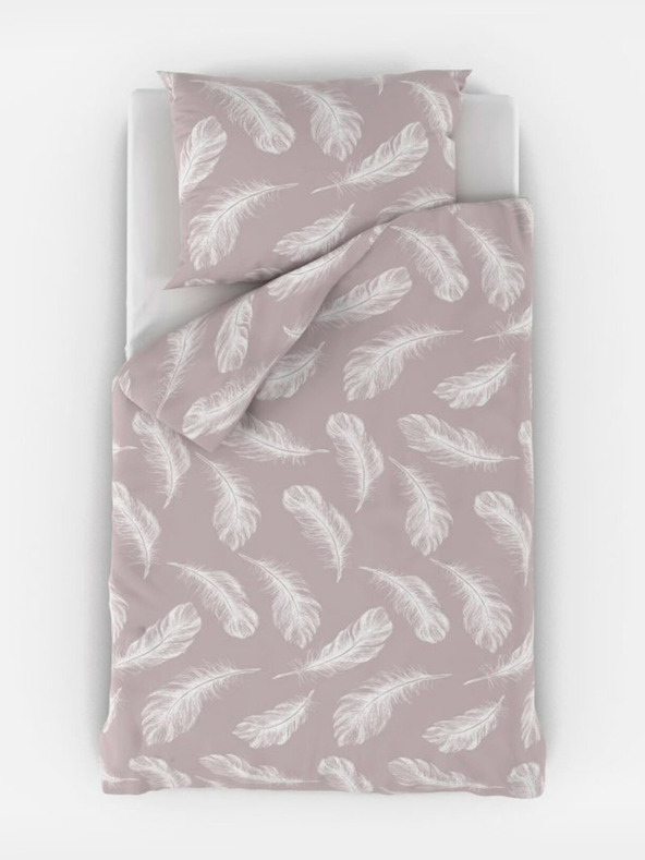 Kvalitex Bavlněné povlečení do dětské postýlky Shelby béžové