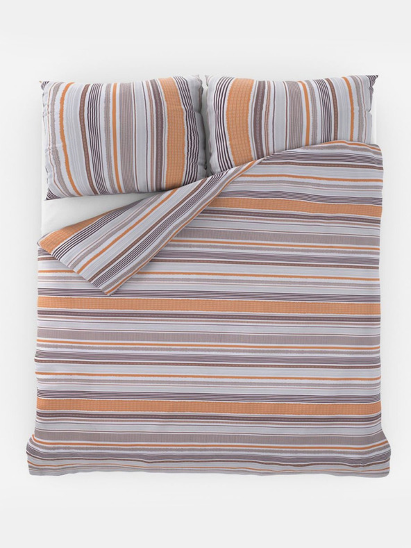 Kvalitex Francouzské bavlněné povlečení 220x200, 70x90cm VENTA béžová