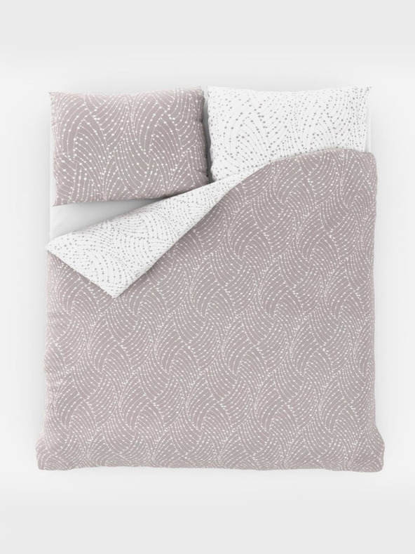 Kvalitex Francouzské bavlněné povlečení NORDIC COLLECTION 220x200, 70x90cm ASTRA