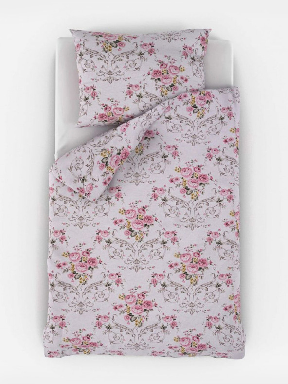Kvalitex Francouzské bavlněné povlečení PROVENCE COLLECTION 220x200, 70x90cm CLER růžová