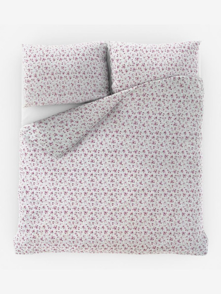 Kvalitex Francouzské prodloužené bavlněné povlečení Provence Collection 240x220, 70x90cm Violeta fialová Kvalitex