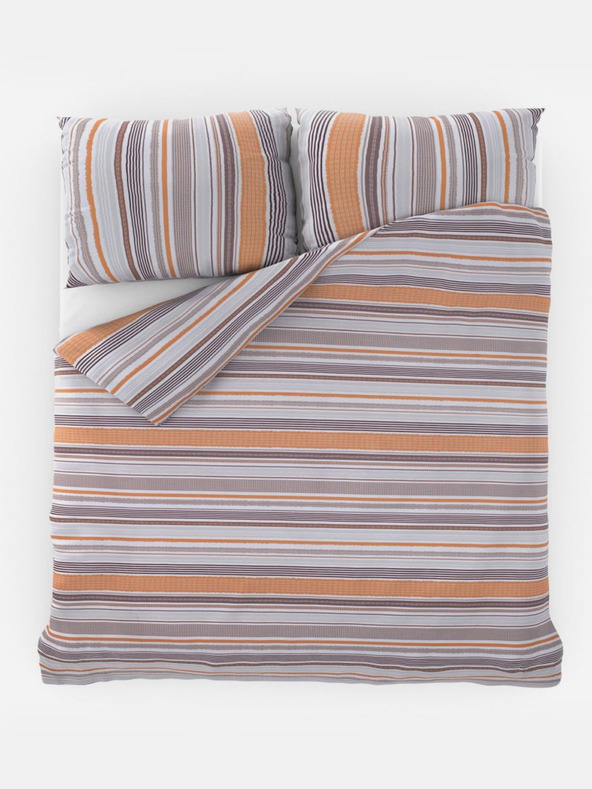 Kvalitex Klasické ložní bavlněné povlečení 140x200, 70x90cm VENTA béžová