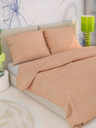 Kvalitex Francouzské krepové povlečení 220x200, 70x90cm lososové Kvalitex
