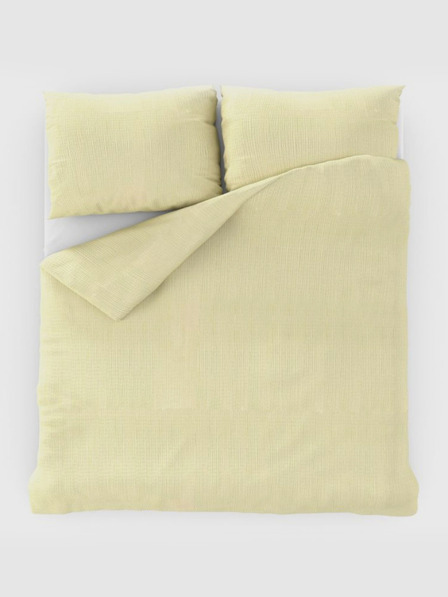 Kvalitex Francouzské krepové povlečení 200x200, 70x90cm smetanové Kvalitex