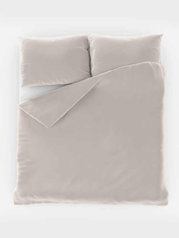 Kvalitex Saténové francouzské povlečení LUXURY COLLECTION 1+2, 220x200, 70x90cm bílé