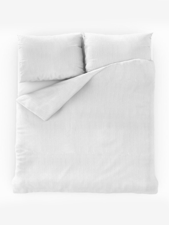 Kvalitex Francouzské krepové povlečení 240x200, 70x90cm bílé Kvalitex