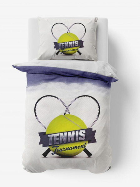 Kvalitex 3D povlečení 140x200, 70x90cm Tenis