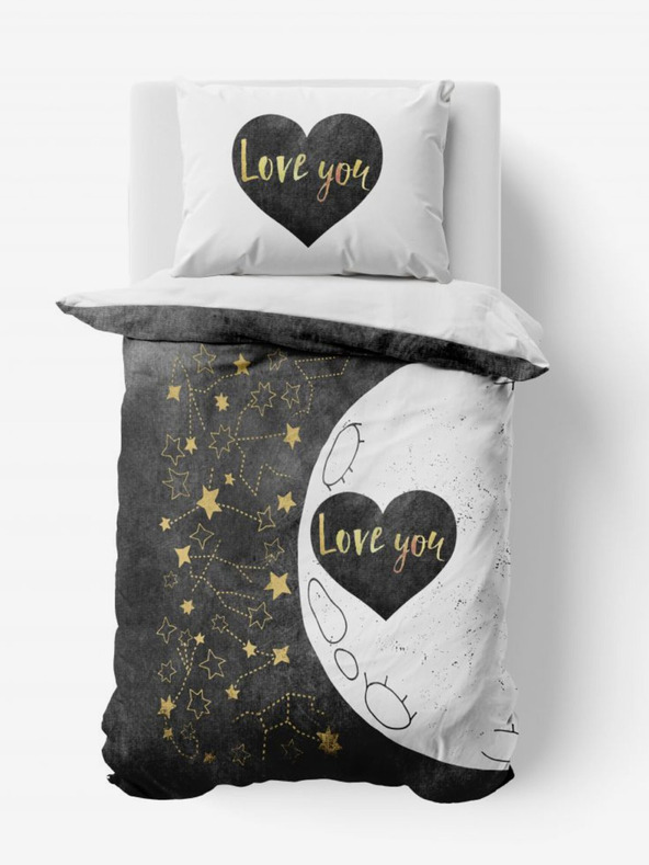 Kvalitex 3D povlečení 140x200, 70x90cm Love