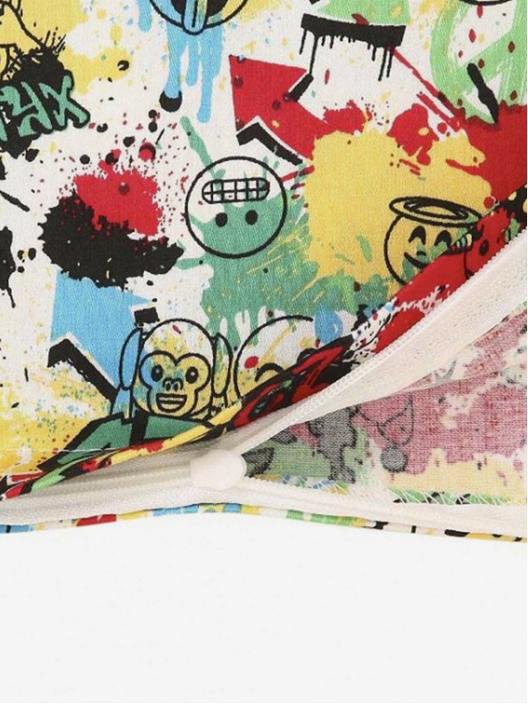 Styx Bavlněné saténové povlečení Styx art emoji