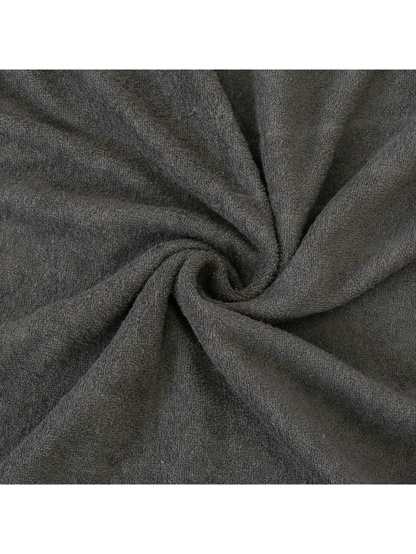 Kvalitex Froté prostěradlo dvojlůžko 180x200cm tmavě šedé Kvalitex