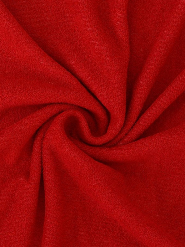 Kvalitex Froté prostěradlo 100x200cm červené Kvalitex