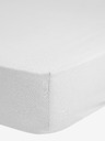 Good Morning 60 x 120 cm - Bílé elastické žerzejové prostěradlo Good Morning