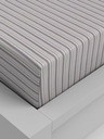 Kvalitex Bavlněné napínací prostěradlo 90x200cm fialový proužek Kvalitex