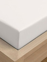 Kvalitex Jersey prostěradlo s lycrou 180x200cm bílé Kvalitex