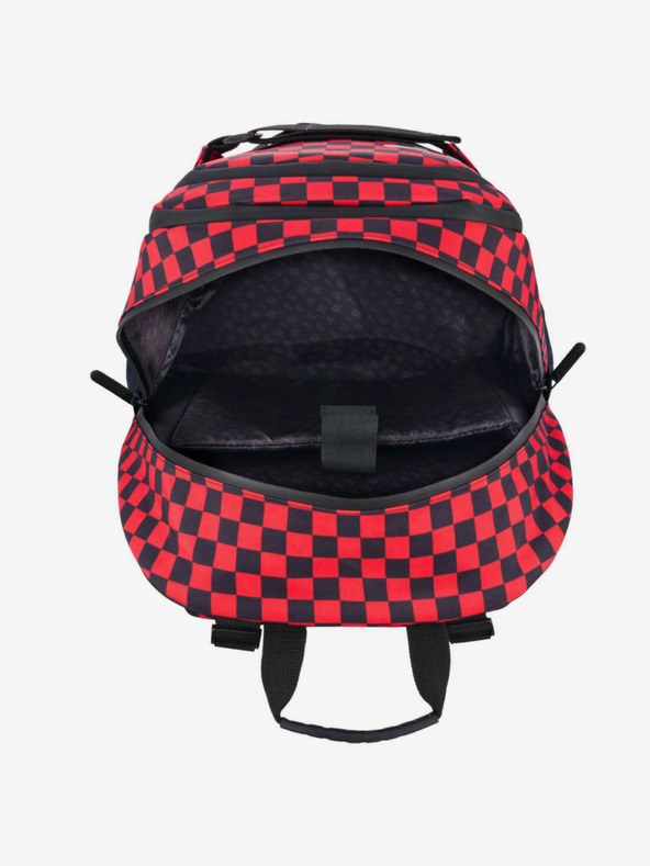BAAGL  Červený školní batoh skate teribear Baagl