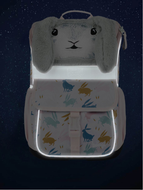 BAAGL  Béžová Školní aktovka Zippy Bunny Baagl