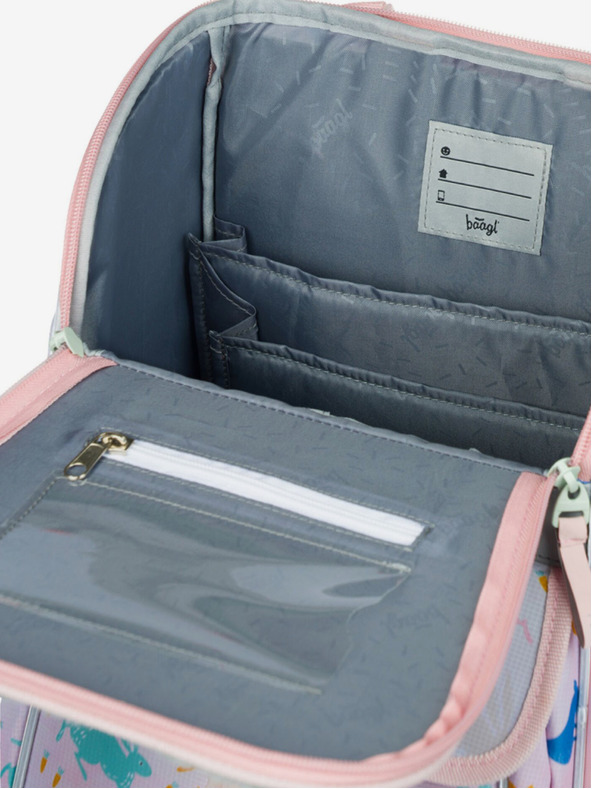 BAAGL  Béžová Školní aktovka Zippy Bunny Baagl