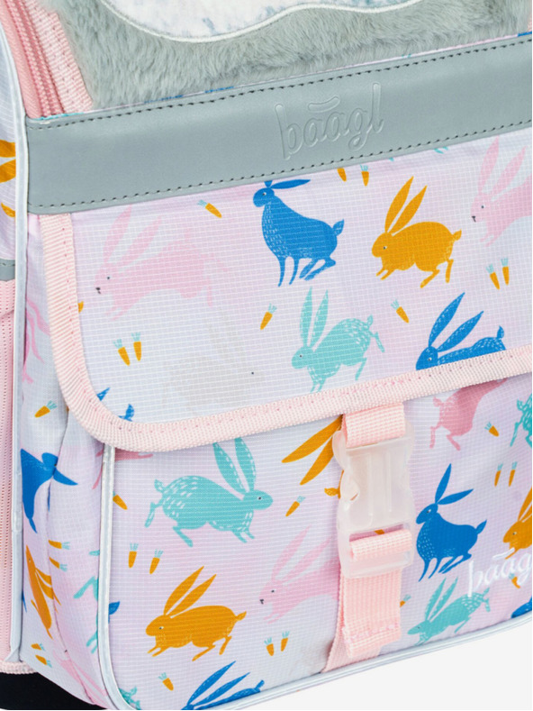 BAAGL  Béžová Školní aktovka Zippy Bunny Baagl