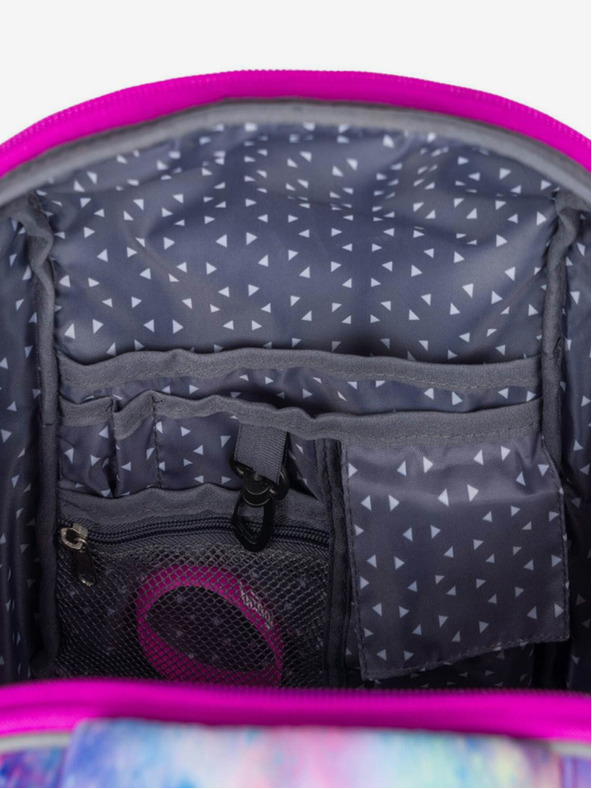 BAAGL  Růžová školní aktovka Baagl Shelly Jednorožec