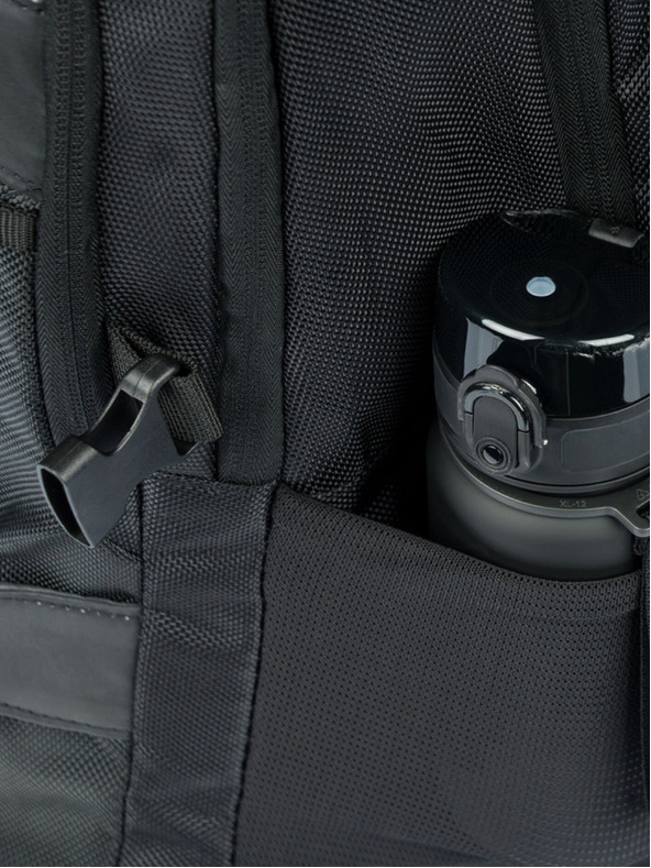 BAAGL  Černý školní set - batoh, penál, sáček Baagl Skate Red