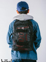 BAAGL  Černý školní set - batoh, penál, sáček Baagl Skate Red