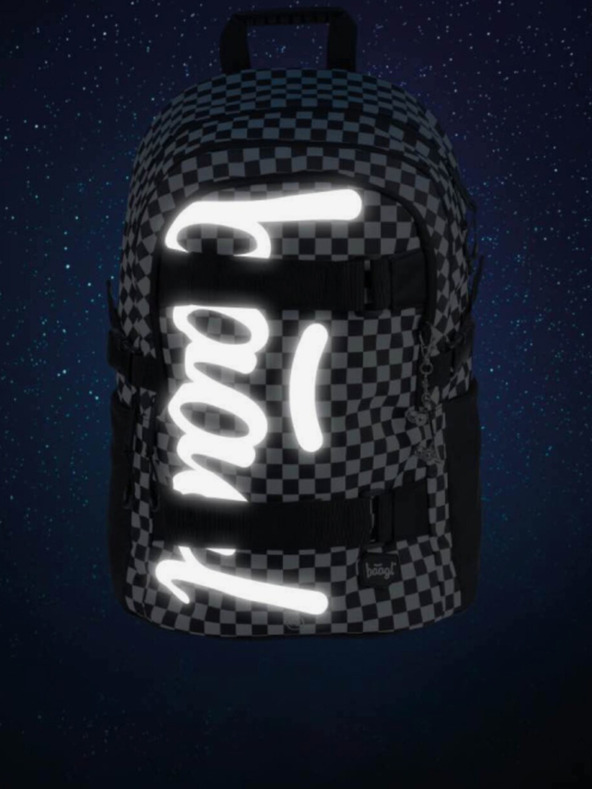 BAAGL  Černý 3 set skate ska: batoh, penál, sáček Baagl