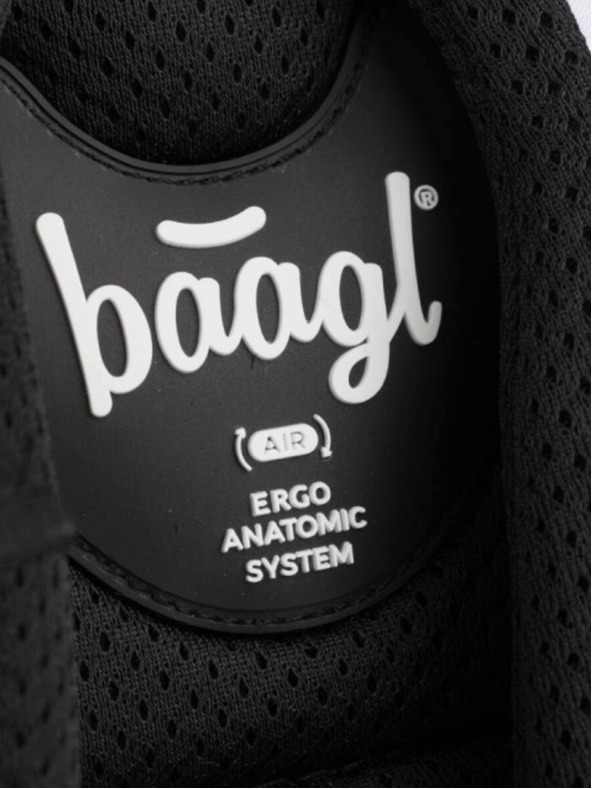 BAAGL  Černý 3 set skate ska: batoh, penál, sáček Baagl