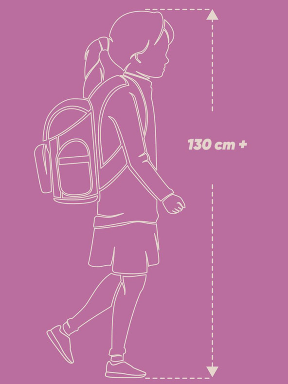 BAAGL  Fialový Školní batoh Core Lapač snů Baagl