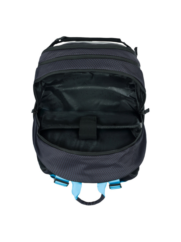 BAAGL  Černý Školní batoh Skate Bluelight Baagl