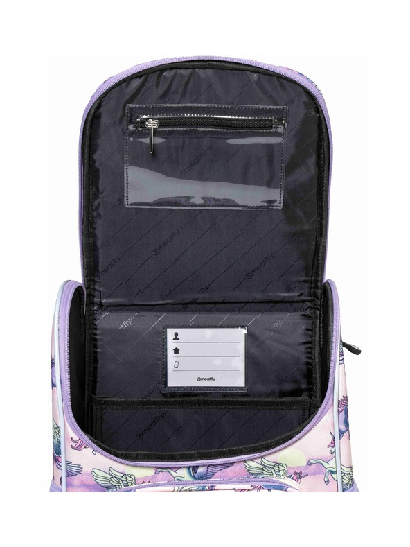 Meatfly Meatfly školní aktovka Alex Purple Unicorn