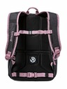 Meatfly Meatfly batoh Basejumper Pink / Charcoal Heather 22 L