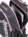 Meatfly Meatfly batoh Basejumper Pink / Charcoal Heather 22 L