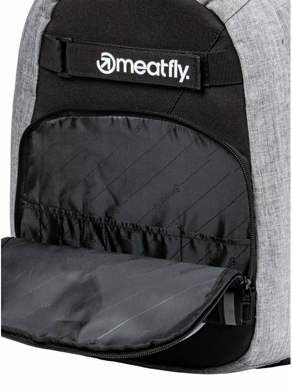 Meatfly Meatfly batoh Exile Black / Grey Heather 24 L