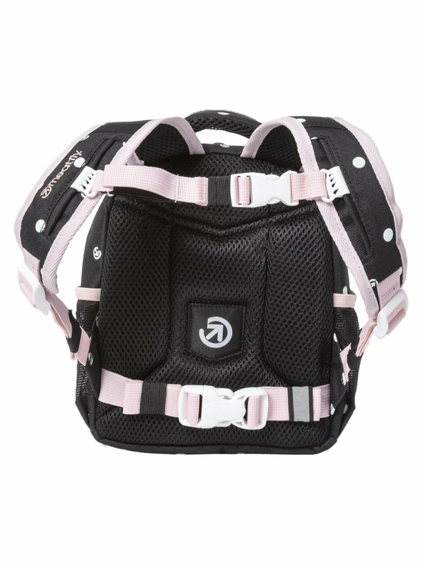 Meatfly Meatfly batoh Levi Black Dots 10 L | Černá | Objem 10 L