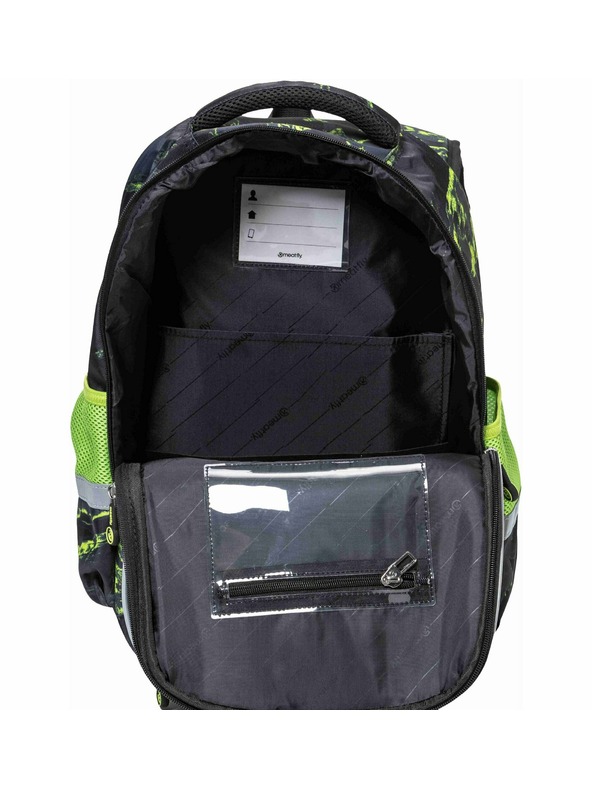 Meatfly Meatfly školní aktovka Max Lime Mossy