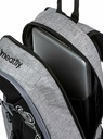 Meatfly Meatfly batoh Basejumper Grey Heather / Black 22 L | Černá | Objem 22 L
